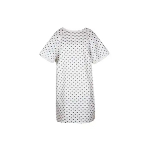 Venta al por mayor 100% de poliéster tejido impreso batas de pacientes para uniformes de Hospital de alta calidad de exportación unisex - Product Image 3