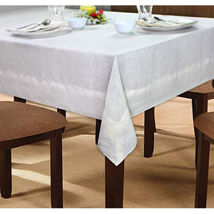 Mantel rectangular de lino, mantel de peso pesado, de algodón, a prueba de polvo, para mesa de fiesta, cubierta de mesa, cocina, cena - Product Image 2