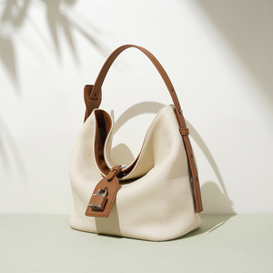 2025 nouveau Design haut Grain en cuir véritable sous les bras sac femmes nouveau Simple simple épaule bandoulière femmes sacs à main - Product Image 3