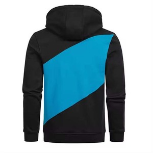Sweat-shirts à capuche pour hommes en molleton respirant à manches longues, avec broderie contrastante, service OEM, design personnalisé, hiver, Pakistan - Product Image 6