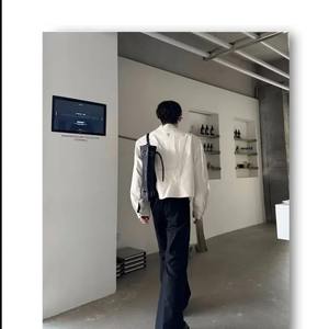 Veste de moto automne vintage pour hommes Design transfrontalier avec sensibilité Cuir à la mode ample pour Streetwear - Product Image 4