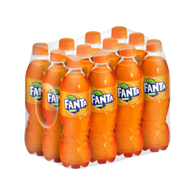 Fanta напитки газированные оранжевые газированные оптом из Таиланда 450 мл X 12 бутылок