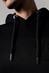 เสื้อฮู้ดดี้ผู้ชายไซส์ใหญ่พิเศษ ผ้าฟลีซเนื้อนุ่ม พิมพ์ลายปักโลโก้คุณภาพสูง 400 แกรม แบบสั่งทำพิเศษ - Product Image 5