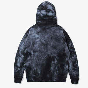 High Quality Unisex Oversized Acid Wash Distressed Winter Breathable <b>Lined</b> Hoodie Puffer <b>Jacket</b> for Men - Product Image 2