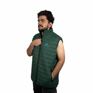 Chaleco Acolchado Grueso y Cálido Personalizado, Chaleco Acolchado sin Mangas con Capucha, Transpirable, con Múltiples Bolsillos, Talla Grande para Hombre - Product Image 4