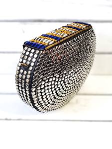 Bolso de Mano de Lujo con Mosaico para Fiestas y Eventos, Elegante Bolso de Mano con Mosaico para Chicas y Mujeres, Invitadas de Boda y Fiestas - Product Image 4