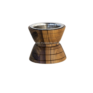 Recién llegado, quemador de madera Bakhoor, estilo indio, hecho a mano, soporte de incienso Mubkhar Madkhan para rituales espirituales - Product Image 1