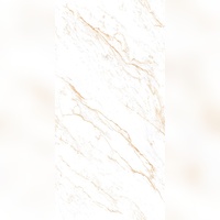 Carrelage en porcelaine vitrifiée haute brillance raffinée 600x1200mm pour sols modernes de centres commerciaux, halls, salles de bain et extérieurs, captant l'éternité