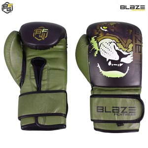 Guantes de competición de cuero genuino de alta calidad para Artes Marciales Kickboxing Muay Thai entrenamiento absorción de humedad secado rápido para - Product Image 6