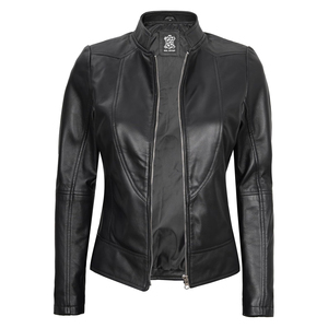 SAMAVIA veste en cuir femmes à la mode en peau d'agneau véritable Style Vintage veste en cuir pour femmes véritable veste en cuir de vache pour les femmes - Product Image 1