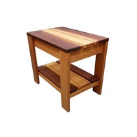 Moderner Designer-Couch tisch aus Holz Massivholz Hand gefertigter Mittel tisch Eleganter rustikaler Stil Perfekt für Wohn-und Büroräume