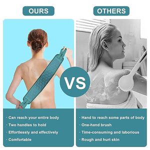 Guante de baño exfoliante Limpieza facial Exfoliante corporal Guantes de limpieza Manopla exfoliante Juego de baño de Ducha - Product Image 3