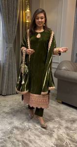 ชุดปาร์ตี้ดูดีไซน์เนอร์กับพื้นล่างด้วย dupatta - Product Image 4