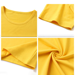 T-shirt en coton unisexe OEM avec motif vierge imprimé logo personnalisé brodé dans un style simple T-shirt tricoté pour hommes expédition DDP - Product Image 3