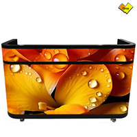 Pantalla LED Comercial Qray DJ para Recepción, Video Wall Flexible, Panel LED para Centro Comercial, Tamaño Personalizado, Soporte de Piso, 1 Año de Garantía
