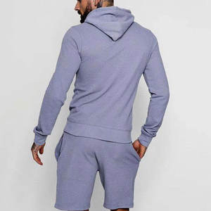 Ensemble de sweats à capuche et shorts pour hommes de qualité supérieure, couleur personnalisée, 100% coton, fabriqué au Pakistan, vente en gros - Product Image 4