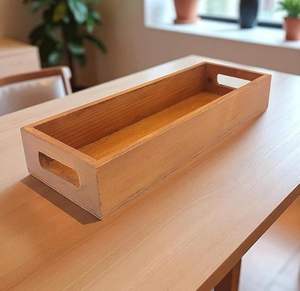 ถาดไม้อาร์ตเดคโคอเนกประสงค์สำหรับเสิร์ฟอาหารเช้าและชา - Product Image 2