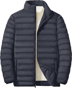 Nouvelles vestes de qualité supérieure 2025, manteau rembourré en coton, col montant, chaud, ample, style bulle, vestes d'hiver pour hommes, vestes matelassées blanches - Product Image 6