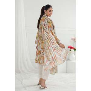 Conjunto de Traje de 3 Piezas para Mujer, Sin Costuras, de Algodón y Seda, Estampado, con Dupatta, Modelo CS-52003 - Product Image 4