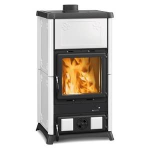 Poêle à bois FEDORA 8,3 kW blanc 5 étoiles Modèle 7112703 - Product Image 1