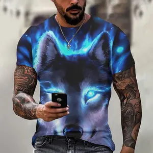 T-shirt surdimensionné à épaules tombantes, imprimé écran, vente en gros, 2023 - Product Image 2