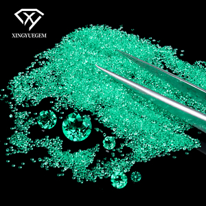 Esmeraldas Colombianas Cultivadas en Laboratorio, Precio al por Mayor, Melee de 1-3 mm, Verde Intenso, Corte Brillante, Piedras Preciosas Sueltas Certificadas para Joyería - Product Image 2