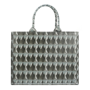 Luxury Women's Designer Private Label Letter Print <b>Canvas</b> Coated Fabric Women's Travel Shopping <b>Tote</b> Bag - Product Image 1