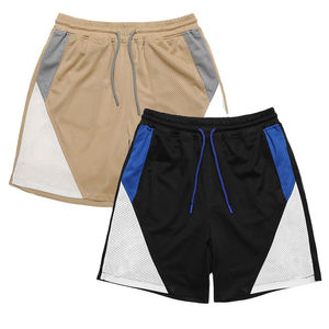 2024 Wholesale OEM Custom Premium High Quality <b>Men's</b> <b>Short</b> Length Mesh <b>Shorts</b> <b>Elastic</b> <b>Waist</b> Custom Printed High Street Style - Product Image 1