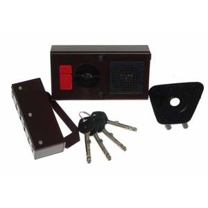 Serrure à jante GERDA TYTAN ZE-1 WP certifiée Classe C, 4x clés avec éléments de fixation (pour les portes droites ouvertes de l'intérieur) marron - Product Image 1