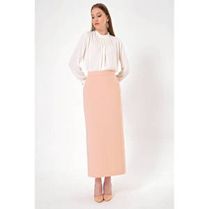 Falda Corta de Punto Satinado para Niñas - Cómoda, Transpirable, con Estampado Vintage - Product Image 3