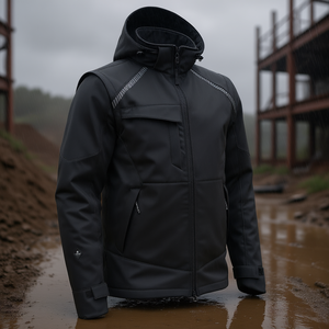 Chaqueta Softshell ELKA RAINWEAR WORKING XTREME, Equipo de Seguridad y Supervivencia, Talla Gr.M, Negra - Product Image 3