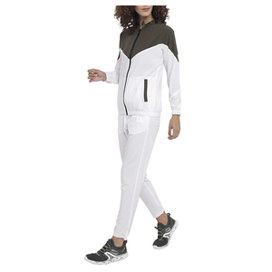 Logotipo personalizado 2025 Zip Mujeres Jogger Conjuntos Trajes de sudor a juego para mujeres Trajes de jogging en blanco Chándales al por mayor - Product Image 3