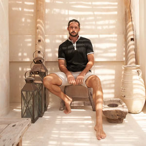 Camiseta Unisex Casual Ultifresh, Lavada, de Doble Piqué, con Cuello Redondo, Lisa, de Punto, Ecológica, de Poliéster/Algodón, Corte Regular - Product Image 5