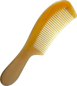 Peigne à cheveux en corne de buffle naturelle 100% meilleure qualité - Product Image 5