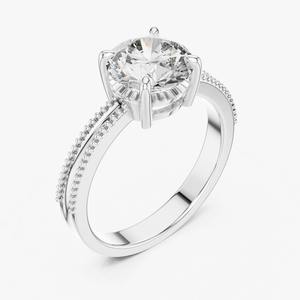 Bague de fiançailles en diamant de laboratoire élégante la plus vendue pour un mariage ou un anniversaire, disponible pour la vente en gros - Product Image 6