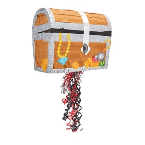 Pinata scrigno del tesoro pirata <span class=keywords><strong>festa</strong></span> String stringa scrigno Pinata per bambini pirata <span class=keywords><strong>festa</strong></span> di compleanno decorazioni - Product Image 1