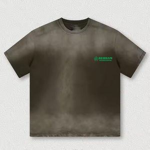 T-shirt pour homme, nouveau style tendance, 100% coton, imprimé numérique, écologique, respirant, coupe ample - Product Image 4