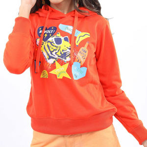 Sudaderas Premium Personalizadas 2026 para Mujer, Nueva Oferta, Ropa Casual con Logotipo Personalizado en Color Naranja - Product Image 6