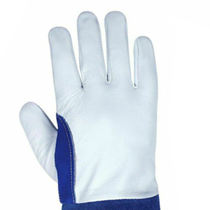 Guantes de soldadura de cuero para barbacoa resistentes al fuego y al calor hechos a medida - Product Image 4