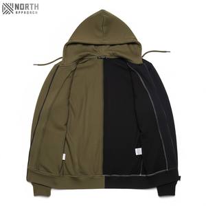 Vente en gros de sweat à capuche épais 100% coton pour homme qualité bouffante impression pull surdimensionné 180ct sweat à fermeture éclair pour sweats à capuche d'hiver - Product Image 6