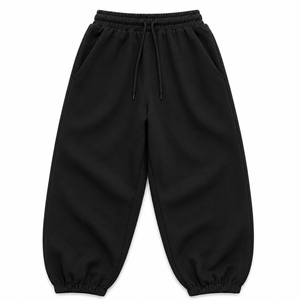 Pantalon de jogging ample surdimensionné pour femme, en coton et polyester, coupe décontractée, taille haute, style streetwear, avec cordon de serrage et taille élastique - Product Image 6
