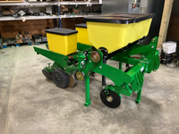 Semoir à maïs agricole motorisé 4 rangs haute productivité pour usage en construction, avec fertiliseur, boîte de vitesses et pompe, garantie 1 an FR