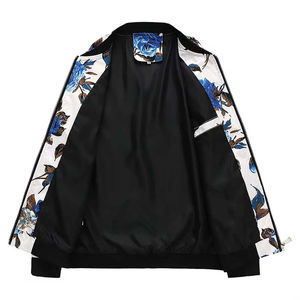 เสื้อแจ็คเก็ตซาฟารีผ้าฝ้าย100% ทรงหลวมมีซิปด้านหน้าปรับแต่งได้กันน้ำ - Product Image 4