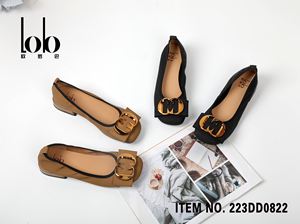 Ballerines Plates Décontractées Tendance Mode Été pour Femmes Dessus en PU Semelle Extérieure en Caoutchouc Confort Prix Abordable Vente en Gros - Product Image 2