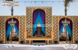 Arabian Theme Laser Cut <b>Backdrop</b> <b>Frames</b> for Wedding Outdoor Wedding Laser <b>Frames</b> Stage Arabic Style Stage Decor Laser <b>Frames</b> USA - Product Image 3