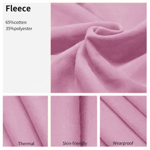 2025 nouveauté femmes Style décontracté survêtement de haute qualité tricoté polaire col montant évasé pantalons de survêtement pour automne saison costume - Product Image 5