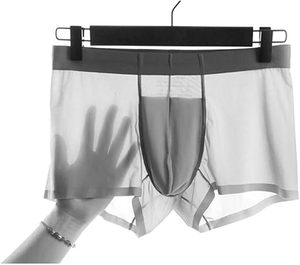 Calzoncillos Deportivos Sexys y Transpirables de Seda Helada para Hombre, Absorbentes de Sudor, de Secado Rápido - Product Image 3