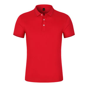 Polo d'été personnalisé pour hommes Polo de golf à manches courtes à motifs solides Vente en gros d'usine Polo personnalisé Vente en gros de haute qualité - Product Image 5