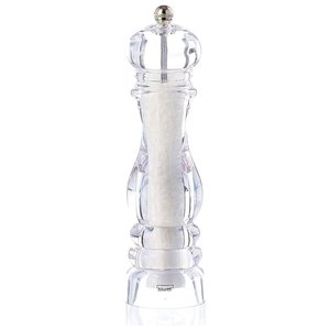 MILANO 22cm Transparent Salt Mill 8430S Eco-Friendly Ceramic <b>Pepper</b> <b>Grinder</b> Set for Spices Hand Use with Custom Logo Box Packing - Product Image 4