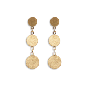 CUCOCUCA YXQ E54 Orecchini pendenti in acciaio inossidabile placcato oro, versatili, comodi, alla moda, dal design semplice e senza tempo - Product Image 1